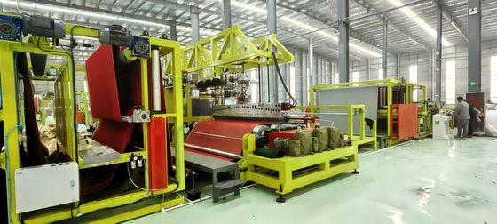 2 Extrudeuses Co Extrusion TPE Machine de support de tapis avec vitesse réglable
